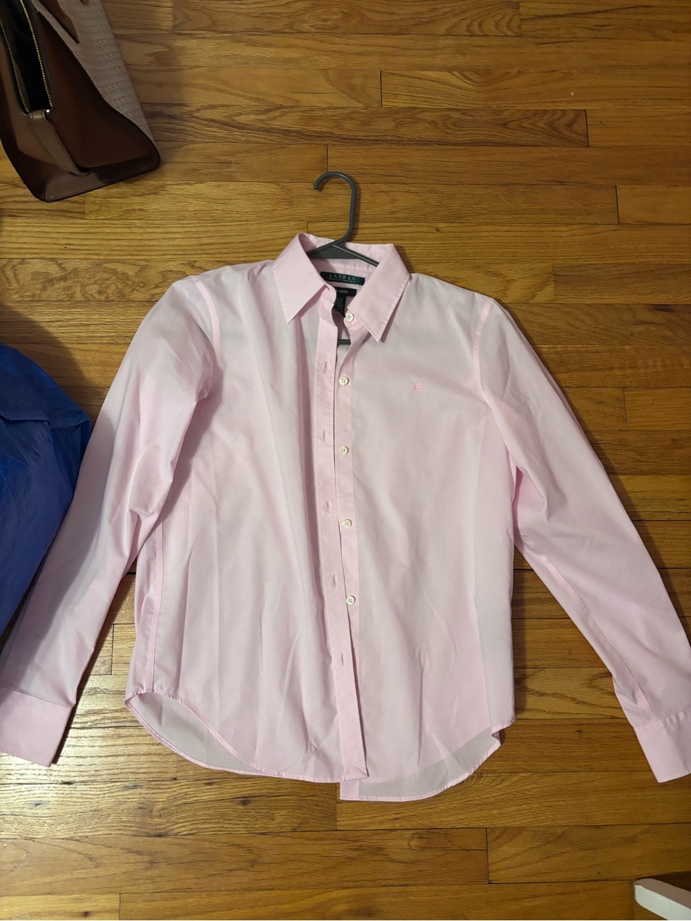 Women’s Classic Pink Button-Down Shirt Ralph Lauren XS